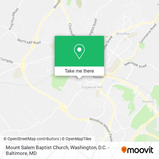 Mount Salem Baptist Church map