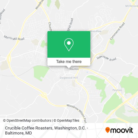Mapa de Crucible Coffee Roasters