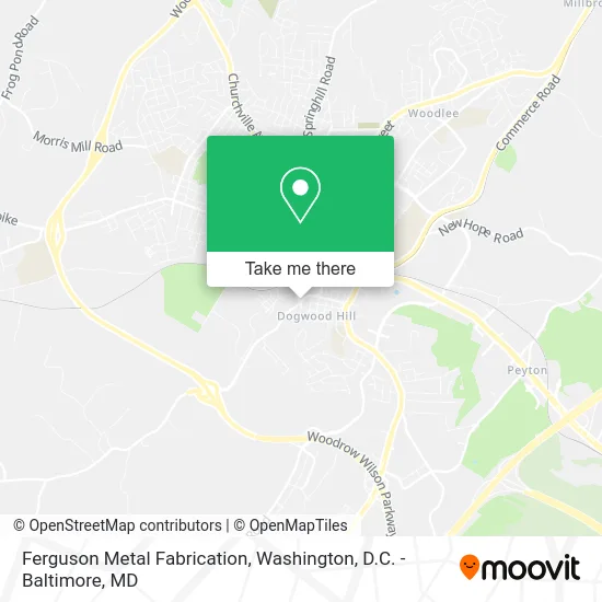 Ferguson Metal Fabrication map