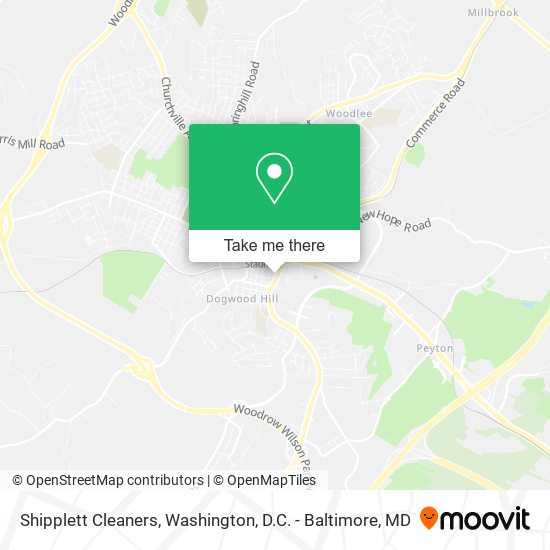 Mapa de Shipplett Cleaners