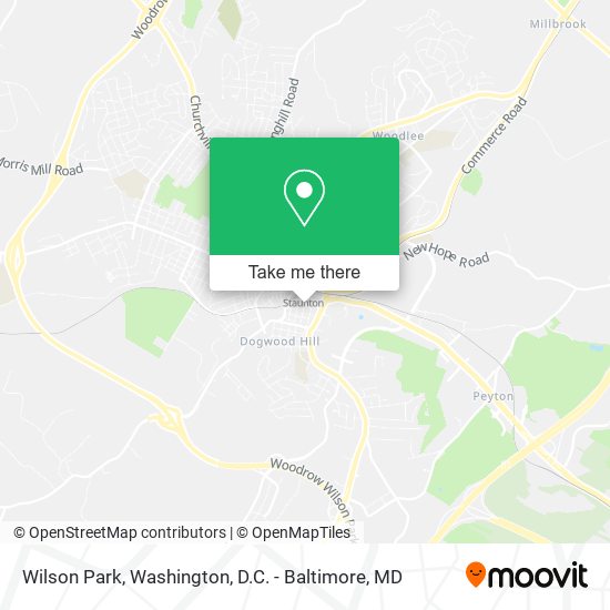 Wilson Park map