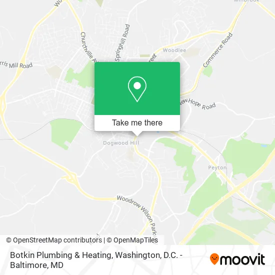 Botkin Plumbing & Heating map
