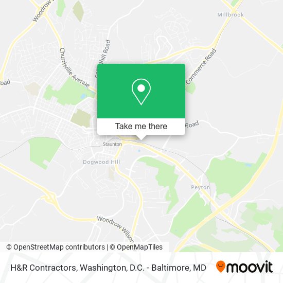 H&R Contractors map