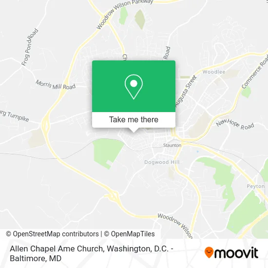 Allen Chapel Ame Church map