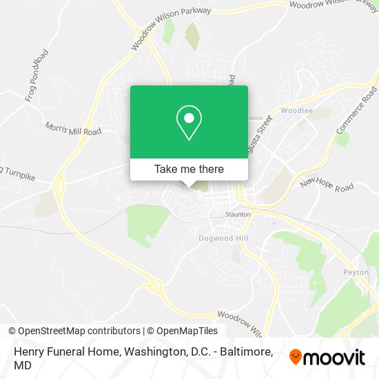Mapa de Henry Funeral Home
