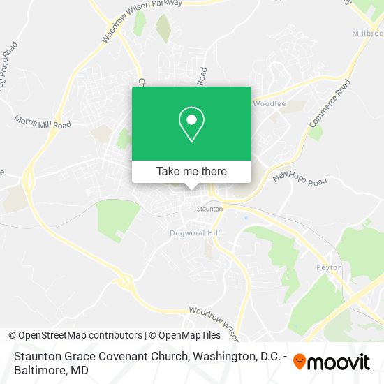 Staunton Grace Covenant Church map