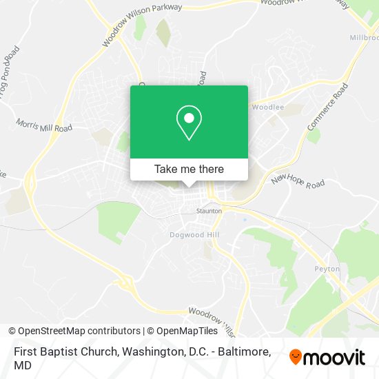 First Baptist Church map