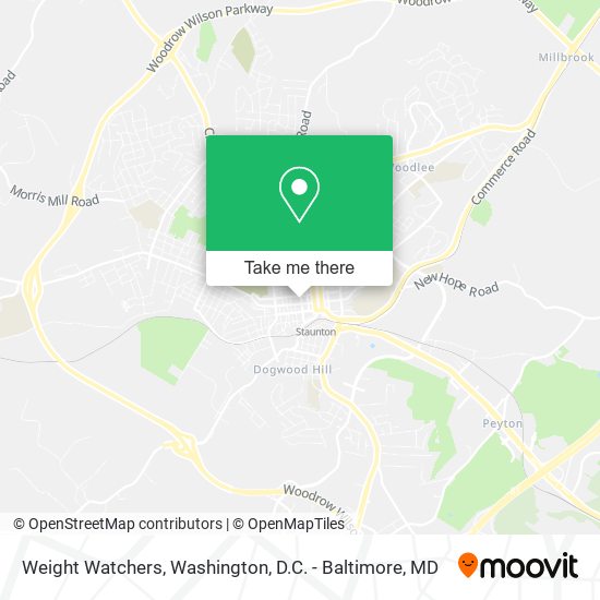 Weight Watchers map