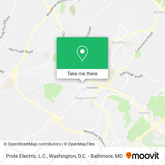 Pride Electric, L.C. map