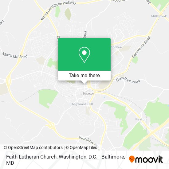 Mapa de Faith Lutheran Church