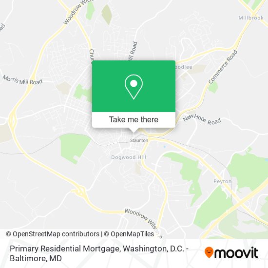 Primary Residential Mortgage map