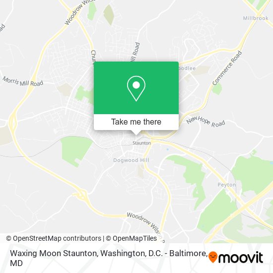 Mapa de Waxing Moon Staunton