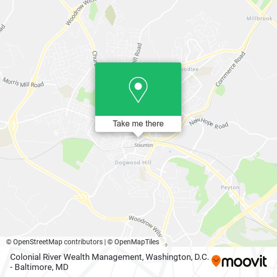 Colonial River Wealth Management map