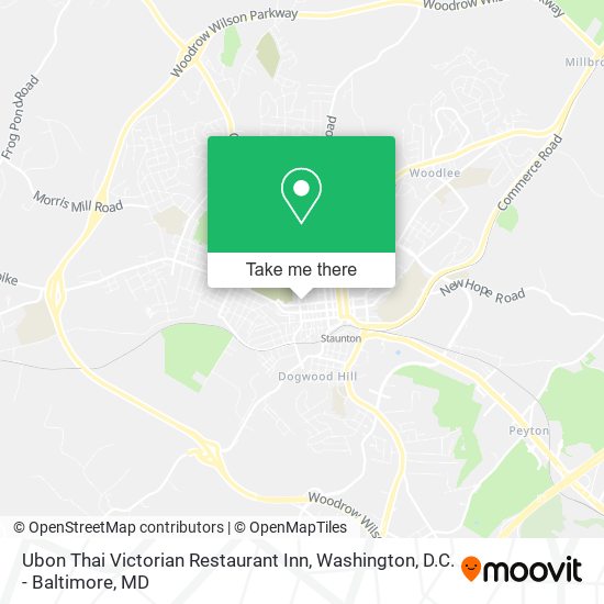 Mapa de Ubon Thai Victorian Restaurant Inn