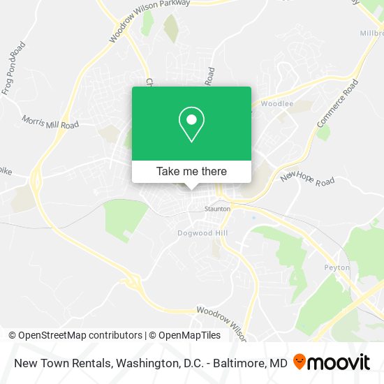 Mapa de New Town Rentals