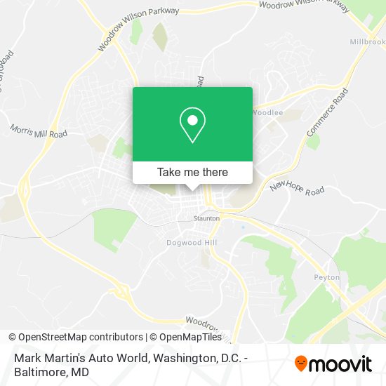 Mapa de Mark Martin's Auto World