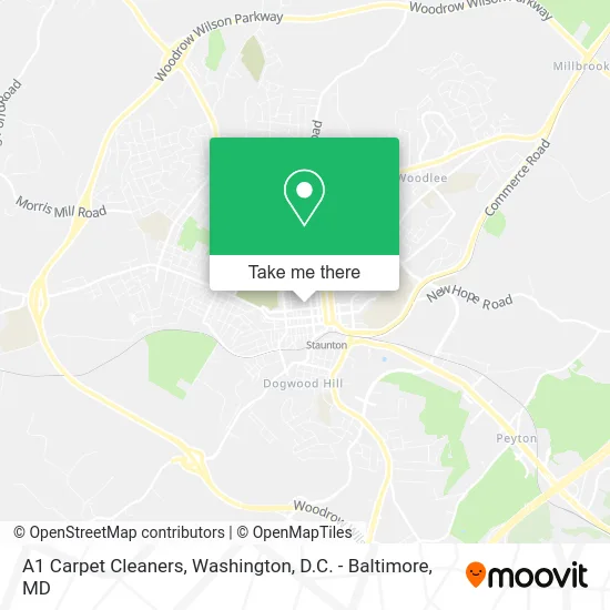 A1 Carpet Cleaners map