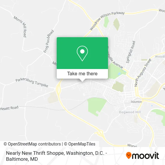 Nearly New Thrift Shoppe map