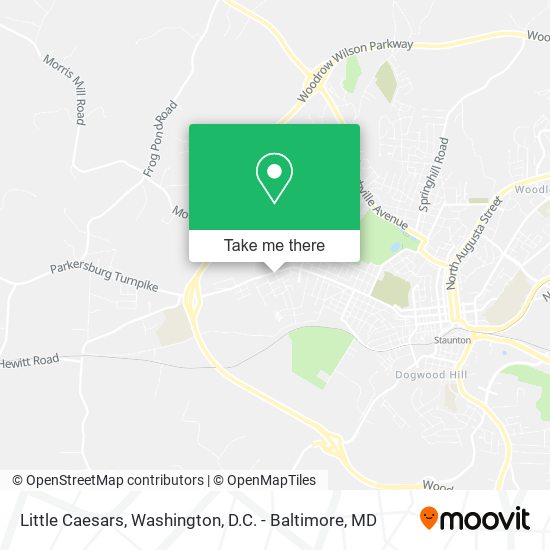 Little Caesars map