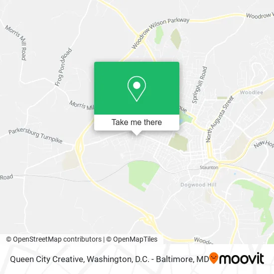 Queen City Creative map