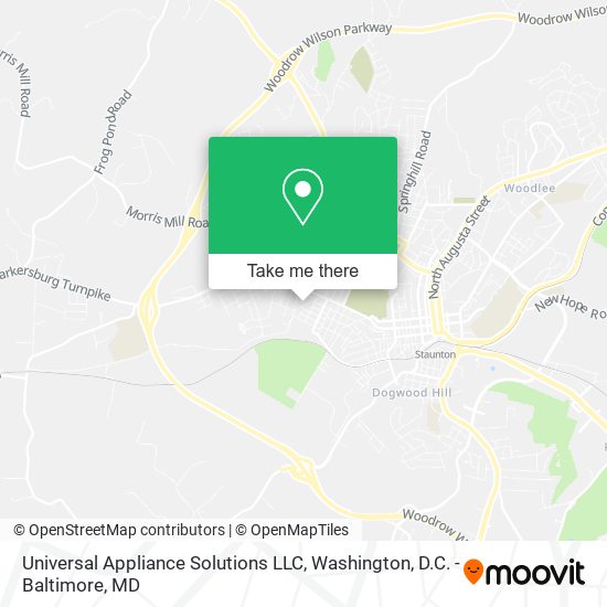 Mapa de Universal Appliance Solutions LLC
