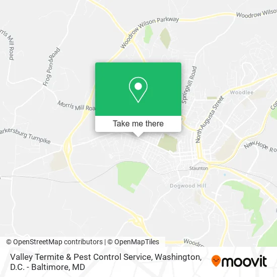 Valley Termite & Pest Control Service map