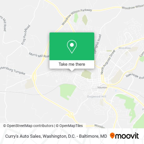 Curry's Auto Sales map