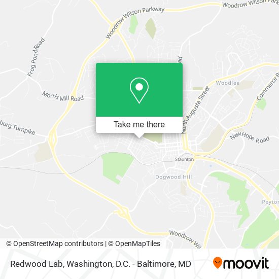 Redwood Lab map