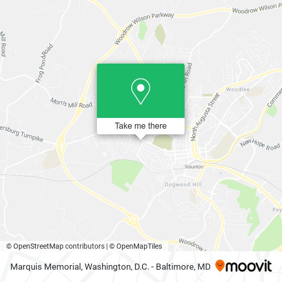 Marquis Memorial map
