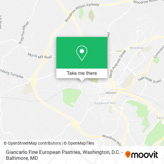 Mapa de Giancarlo Fine European Pastries