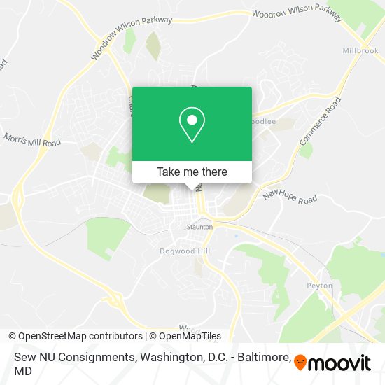 Sew NU Consignments map