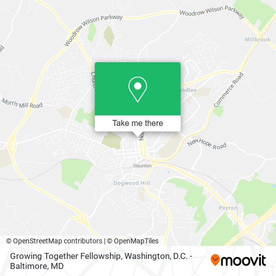 Growing Together Fellowship map