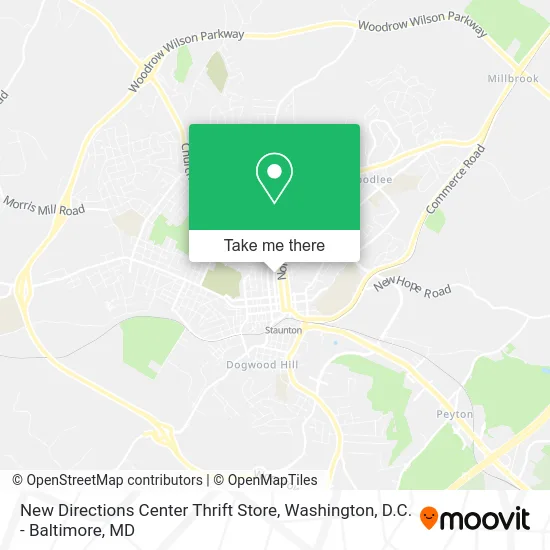 New Directions Center Thrift Store map