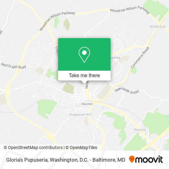 Gloria's Pupuseria map