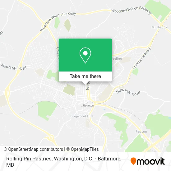 Rolling Pin Pastries map