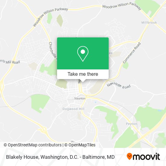 Mapa de Blakely House