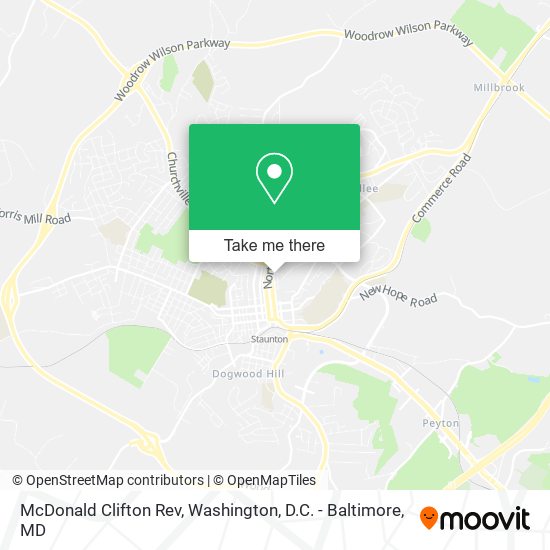 McDonald Clifton Rev map
