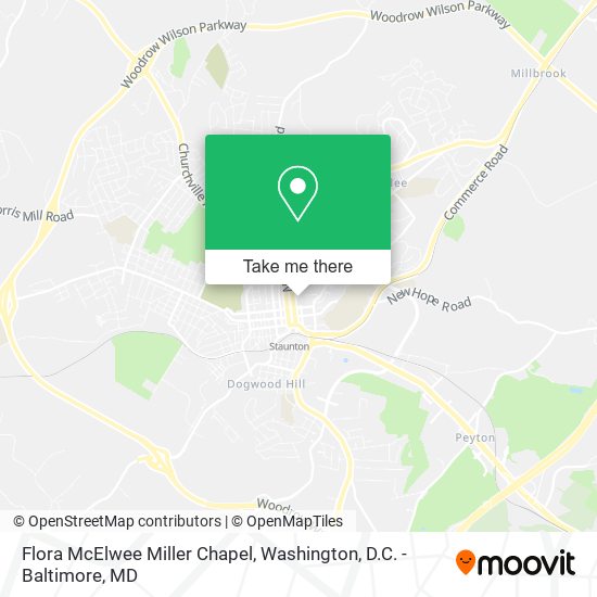 Mapa de Flora McElwee Miller Chapel