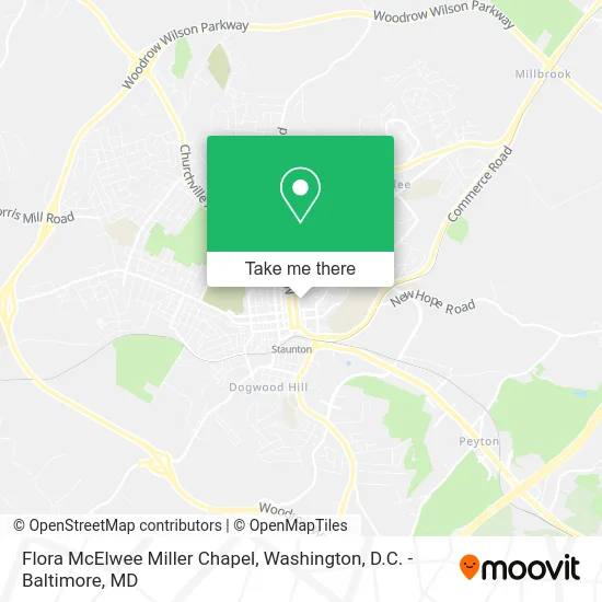 Flora McElwee Miller Chapel map