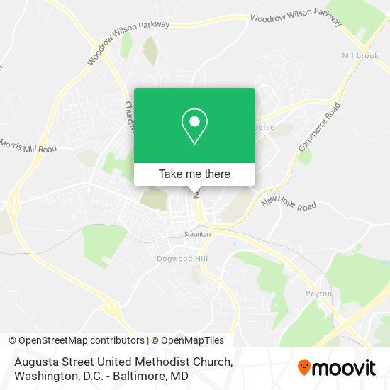 Augusta Street United Methodist Church map