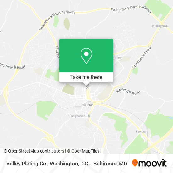Valley Plating Co. map