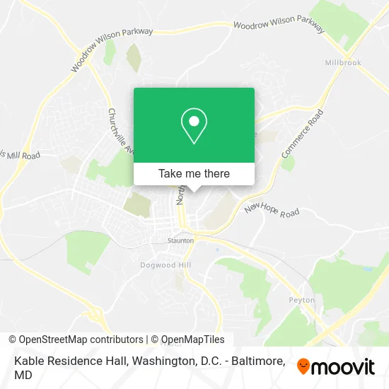 Kable Residence Hall map