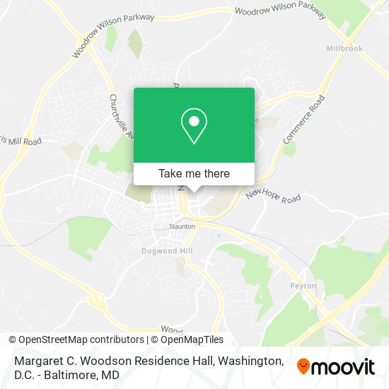 Margaret C. Woodson Residence Hall map