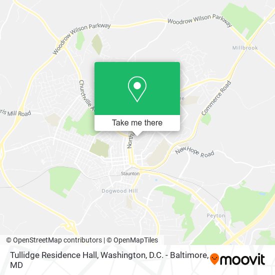 Tullidge Residence Hall map