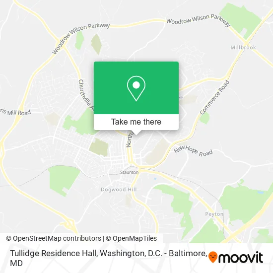 Tullidge Residence Hall map