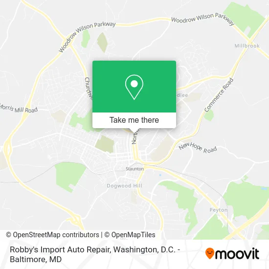 Robby's Import Auto Repair map