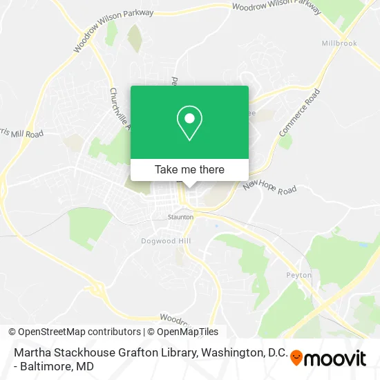 Martha Stackhouse Grafton Library map