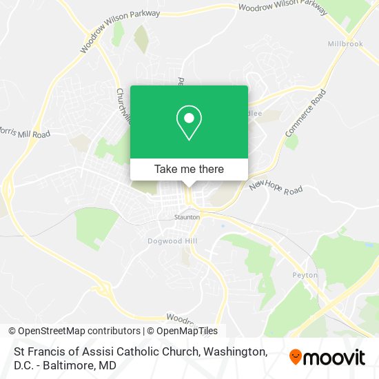 St Francis of Assisi Catholic Church map