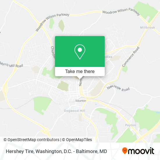 Mapa de Hershey Tire