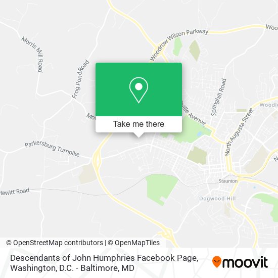 Mapa de Descendants of John Humphries Facebook Page